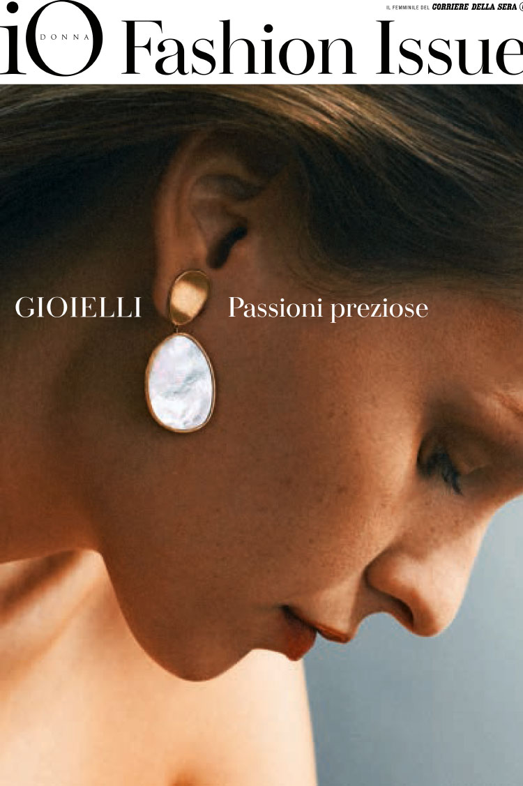 Magazine Io Donna - Couverture article "Io Donna Fashion Issue" - Décembre 2019 - Gioielli - Passioni preziose