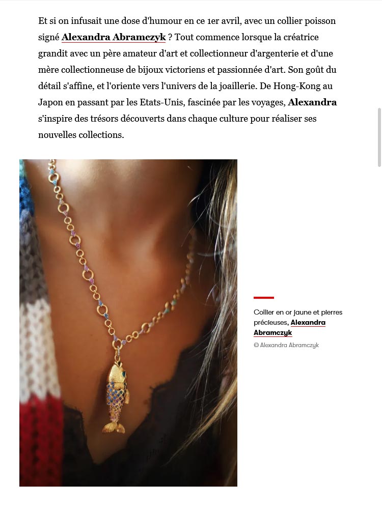 Release "April Fools: this precious jewel against the evil eye is the coolest of the moment" on Vogue.fr