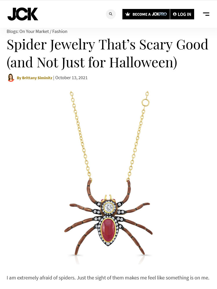 Édito de la publication "Spider Jewelry That’s Scary Good (and Not Just for Halloween)"