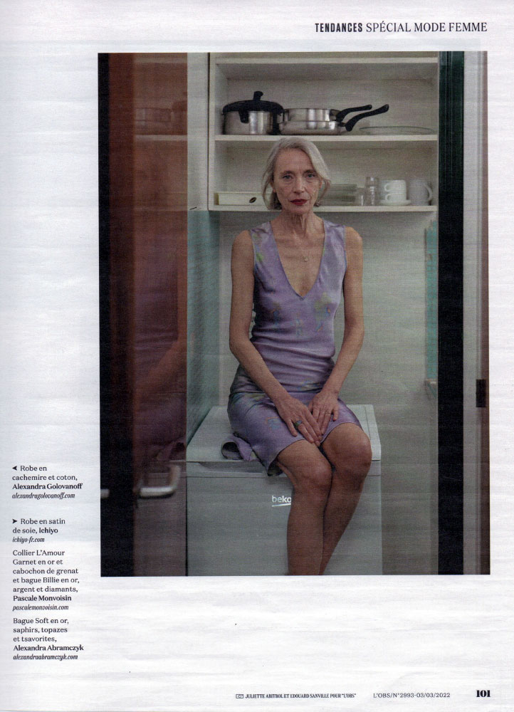 Page Tendances Spécial Mode Femme du magazine L'Obs n°2993