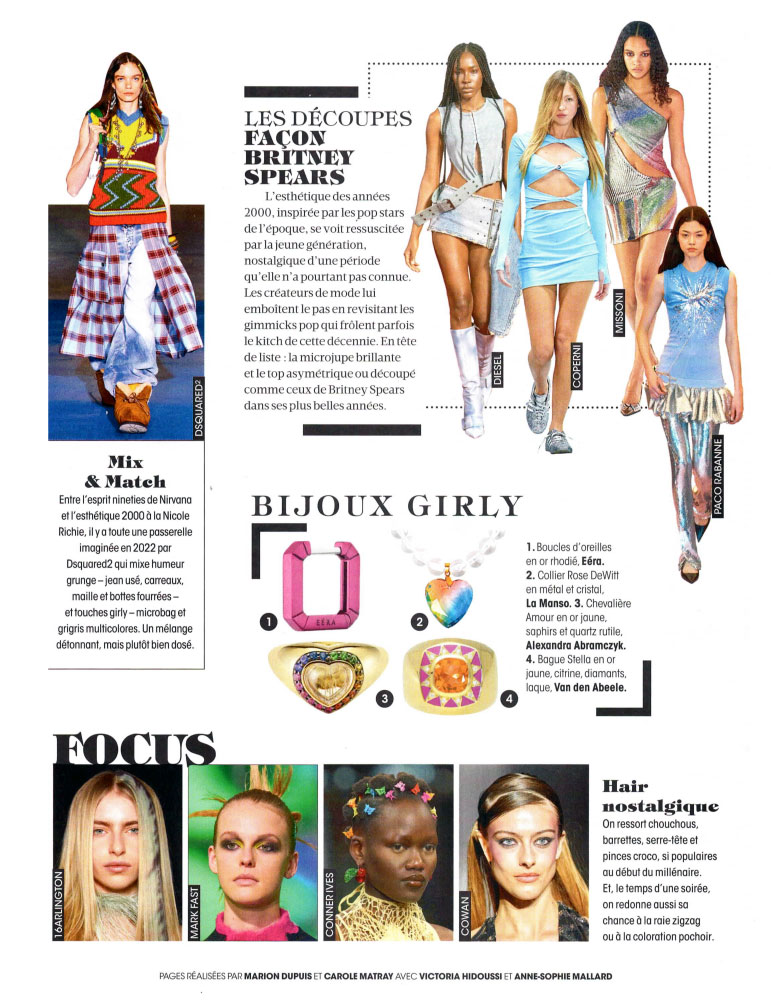 Page 27 of the special edition of "Madame Figaro Style" : Rutiled quartz loving signet ring by Alexandra Abramczyk