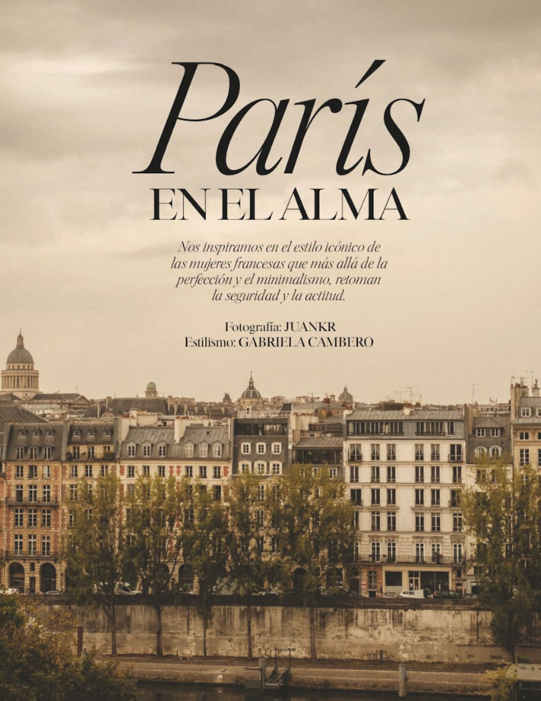 Cover page of Marianne Villarel's article "Paris in the soul"
